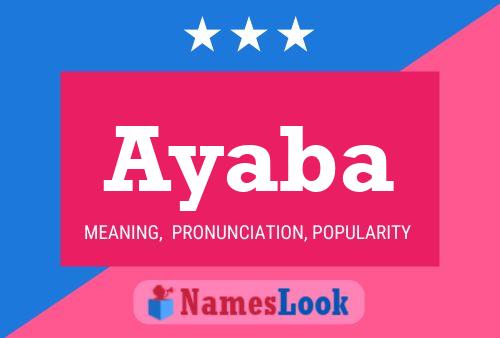 Постер имени Ayaba