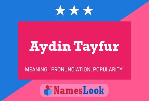 Постер имени Aydin Tayfur