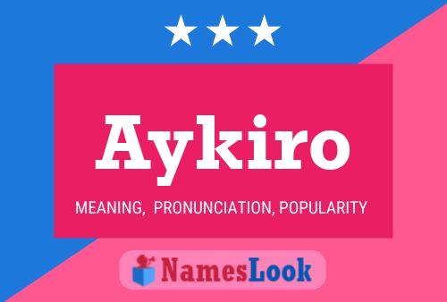 Постер имени Aykiro