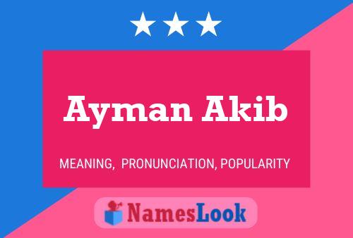 Постер имени Ayman Akib