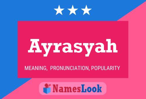 Постер имени Ayrasyah