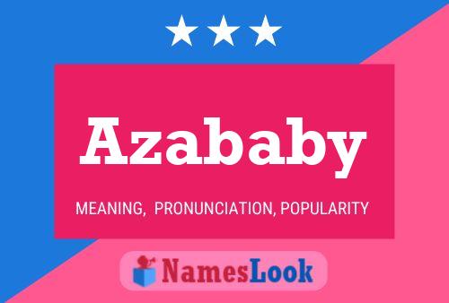 Постер имени Azababy