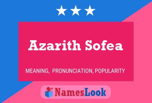 Постер имени Azarith Sofea