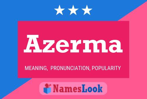 Постер имени Azerma