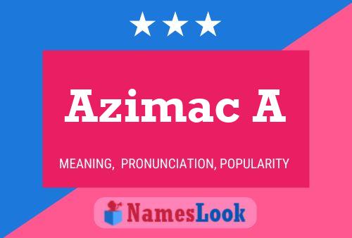 Постер имени Azimac A