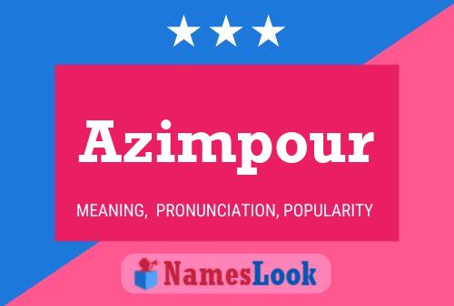 Постер имени Azimpour