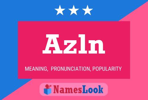 Постер имени Azln