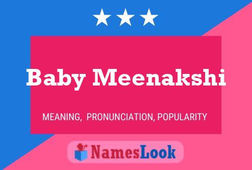 Постер имени Baby Meenakshi