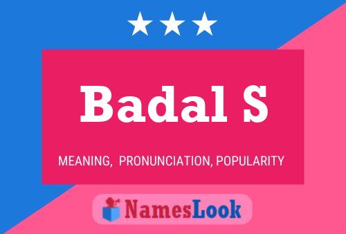 Постер имени Badal S