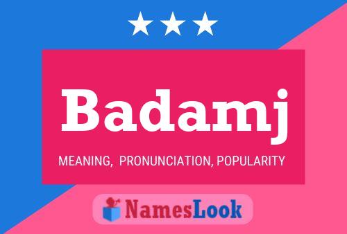 Постер имени Badamj