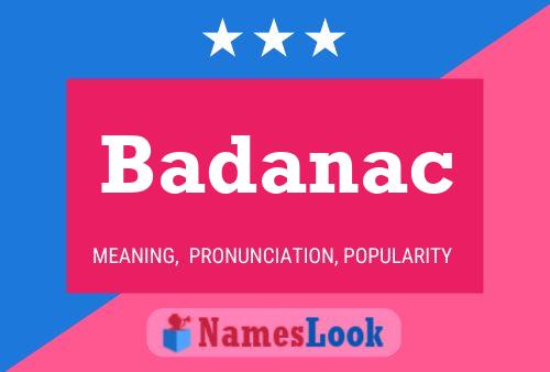 Постер имени Badanac