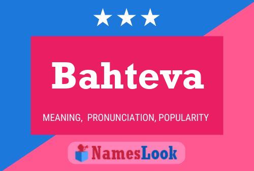 Постер имени Bahteva