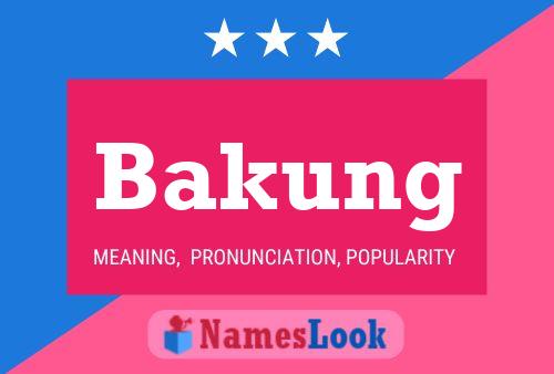 Постер имени Bakung