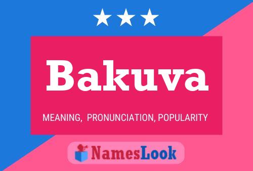 Постер имени Bakuva