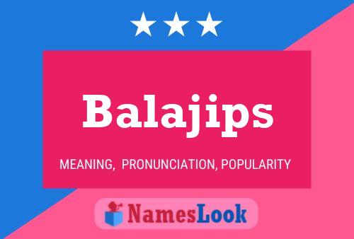 Постер имени Balajips