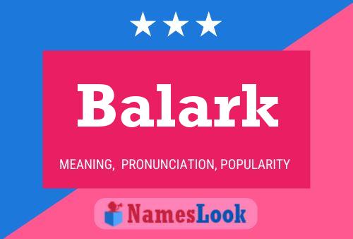 Постер имени Balark