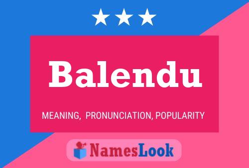 Постер имени Balendu