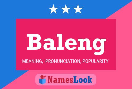 Постер имени Baleng