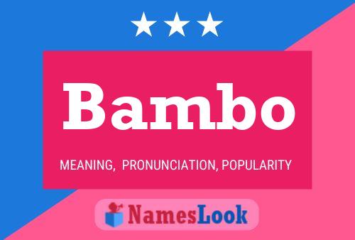 Постер имени Bambo