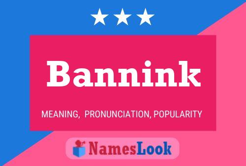 Постер имени Bannink