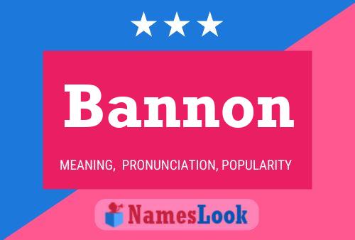 Постер имени Bannon