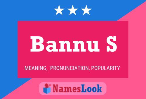 Постер имени Bannu S