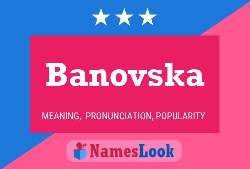 Постер имени Banovska