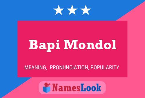 Постер имени Bapi Mondol