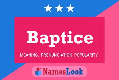 Постер имени Baptice