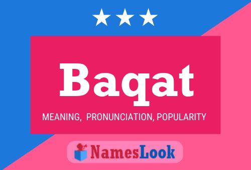 Постер имени Baqat