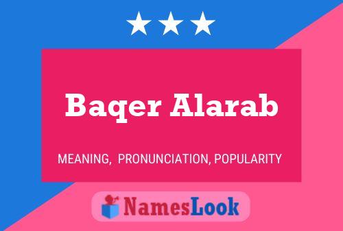 Постер имени Baqer Alarab