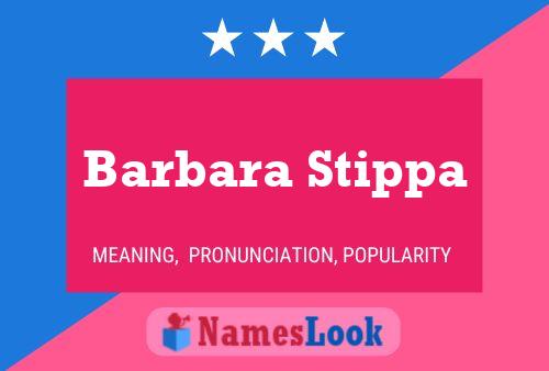 Постер имени Barbara Stippa