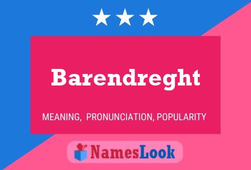 Постер имени Barendreght