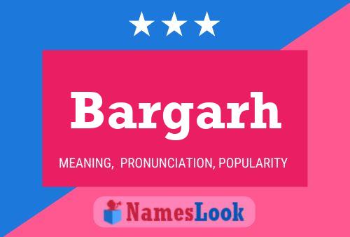 Постер имени Bargarh