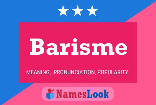 Постер имени Barisme