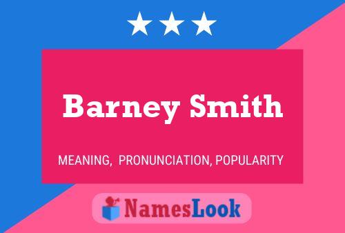 Постер имени Barney Smith