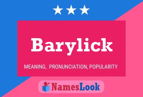 Постер имени Barylick