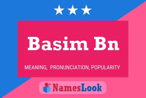 Постер имени Basim Bn