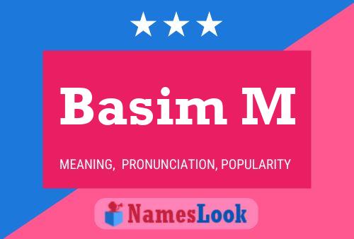 Постер имени Basim M