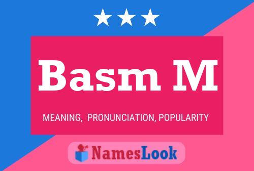 Постер имени Basm M