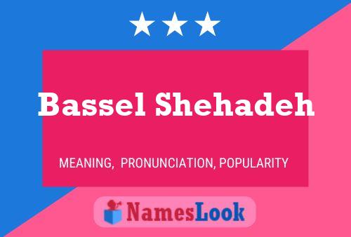 Постер имени Bassel Shehadeh