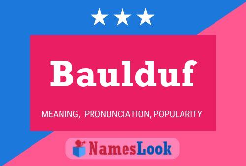 Постер имени Baulduf