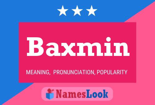 Постер имени Baxmin