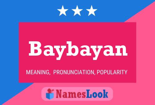 Постер имени Baybayan