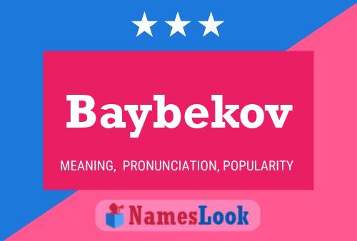 Постер имени Baybekov