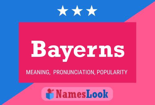 Постер имени Bayerns