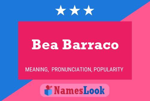 Постер имени Bea Barraco