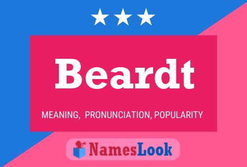 Постер имени Beardt