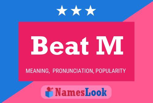 Постер имени Beat M