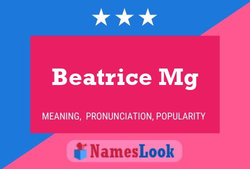 Постер имени Beatrice Mg